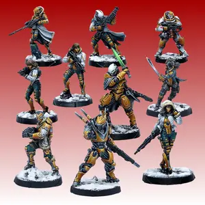 Die Cast Resin Model Assembly Kit, GK, Resin Special Operations Team 10 Unpainted (base Included)
