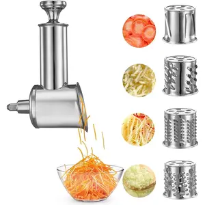 Stainless Steel Slicer Shredder Attachment for  Mixer, Cheese Grater Attachment,  Slicer for  Mixer, Accessories for