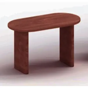 70 Oval Dining Table for 6 to 8 People Long Large Kitchen Table with Thick Sturdy Wooden Base Farmhouse Dining Room Table for Kitchen Living Room Office -Brown