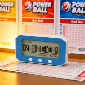 Smart Lottery Number Generator for Powerball & MegaMillions, Portable Electronic Lotto Picker Keychain toIncrease Winning Chances, Generates Numbers