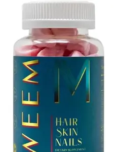 Hair Skin & Nails Gummies – Vegan Biotin Vitamins for Daily Beauty Support (60 Gummies)