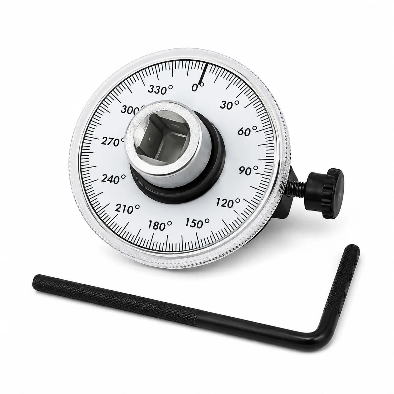 1/2 Inch Torque Wrench Angle Gauge Tool,360° Adjustable 1/2" Drive Torque meter Wrench Set,Professional Measure Tool