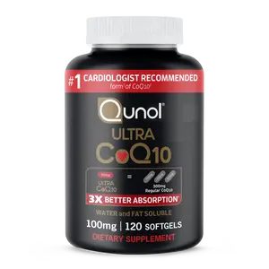 Qunol Ultra CoQ10 100mg, 3x Better Absorption, Antioxidant for Heart Health & Energy Production, CoQ10 Vitamins and Supplements
