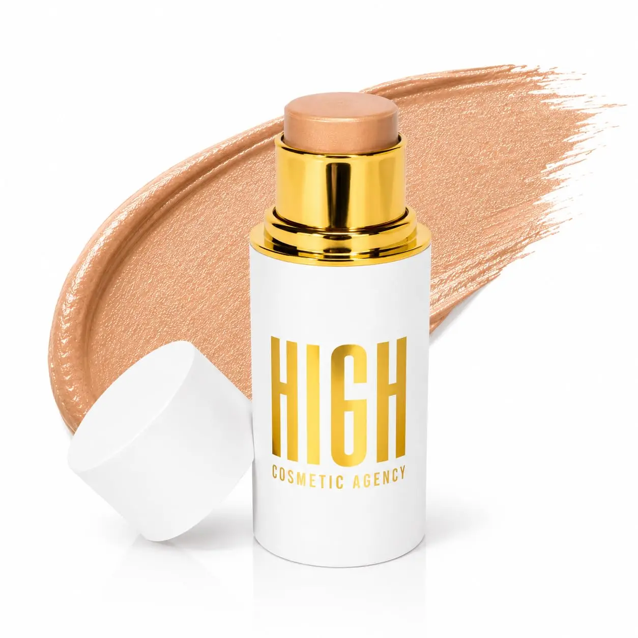 HIGH Cosmetic Agency Concealer Stick - Light Beige | Full Coverage Cream Concealer | Blendable, Long-Wear, Hydrating, Vegan Formula