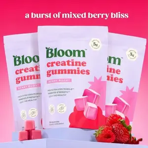 Bloom Nutrition Creatine Gummies -  Energy, Cognitive Health & Post-Workout Muscle Recovery Promotes & Muscle Improves - Creatine for Women