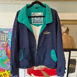 Gear For Sports Mens Windbreaker Jacket Indianapolis Motor Speedway Logo Vintage 90s Coat XL