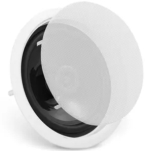 TikTokShopBlackFridayVEVOR 6.5 Inch in Ceiling Speakers, 150-Watts, Flush Mount Ceiling & in-Wall Speakers System with 8ΩImpedance 89dB Sensitivity, for Home Kitchen Living Room Bedroom or Covered Outdoor Porches, Single Audio Compact