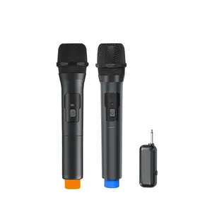 Wireless Microphone, USB Rechargeable Wireless Microphone, Long Standby Handheld Microphone for Karaoke, Party, Wedding, DJ, Presentation