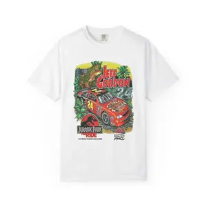 Vintage 90s Jeff Gordon NASCAR Racing T-Rex T-shirt