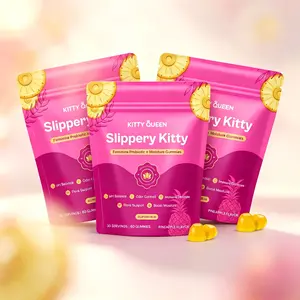 Women’s Intimate Wellness Probiotic Gummies for pH Balance & Comfort, Slippery Elm Prebiotics Lactobacillus, 60 Count Natural Formula Optimum Vitamin Supplement Supplement