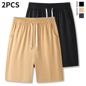 Men's breathable casual shorts with pockets and adjustable waistband - Lightweight summer outdoor sports shorts with fashionable design and soft fabric