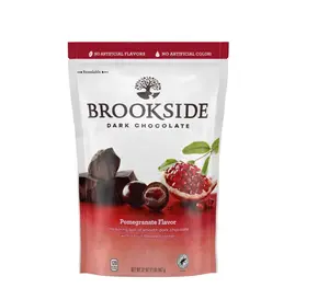 Brookside Dark Chocolate Pomegranate Flavored Snack Bonbon Dessert 32 oz No Artificial Flavors or Colors Bonbon Dessert
