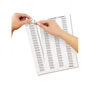 Avery Ink Jet Address Labels 1/2 x 1-3/4 Clear 2000 Pack