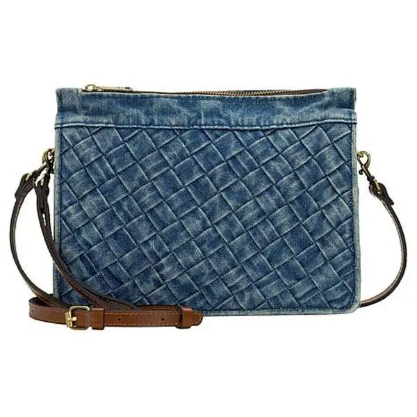 Patricia Nash Yvette Denim Clutch Crossbody Bag