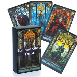 Tarot Cards Deck, 78 Cards Tarot Set, Entertainment Game Card for Family Gatherings, Fun Classic Future Telling & Divination Tools, Divination Insights