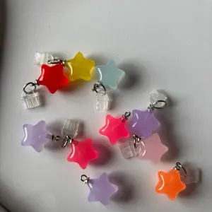 Colorful Stars charms
