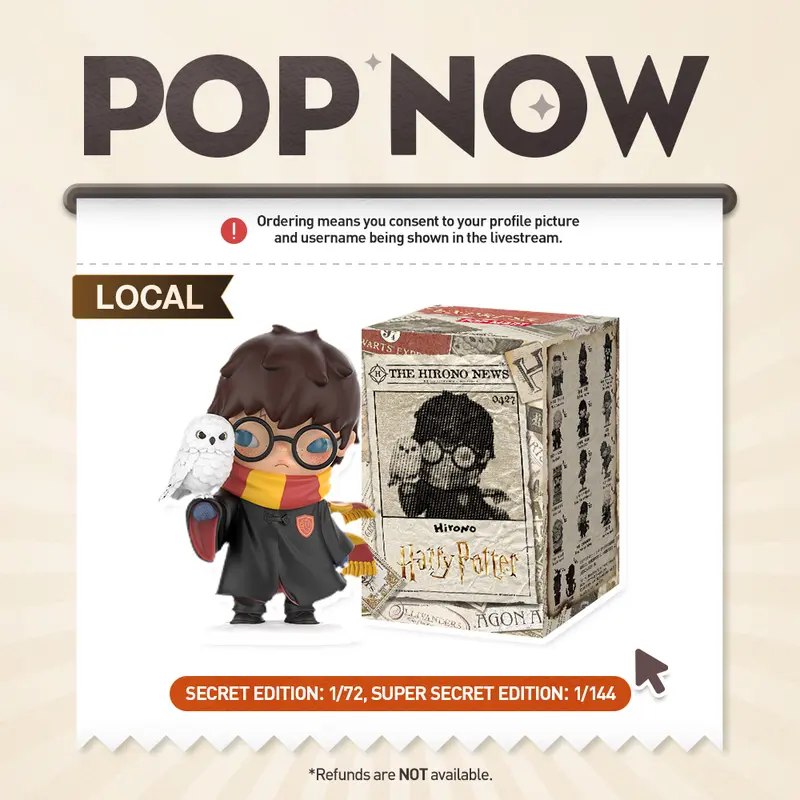 [POP NOW] POP MART Hirono × Harry Potter Series Figures Blind Box【Ship by Oct 23rd】
