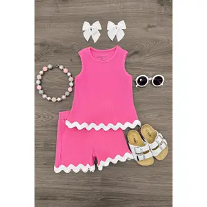 Pink Ribbon Short Set