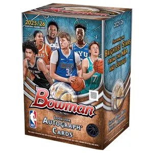 1 (ONE) Pack of 2025-26 Topps Bowman NBA Basketball Blaster Box