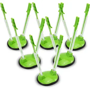 Ziplock Bag Holder Stand Adjustable for Plastic Freezer Bags/Hands Free Baggy Rack Gallon Bag Holder Stand,6 Pack/6pcs
