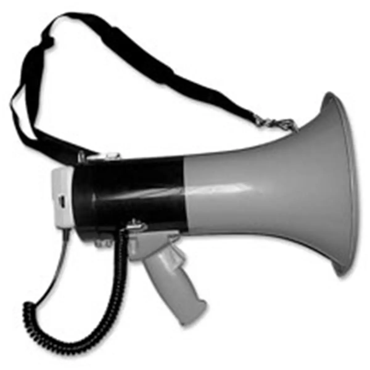 Tatco TCO27900 Megaphone- 800-Yard Range- Adjustable Volume- Gray-Blue