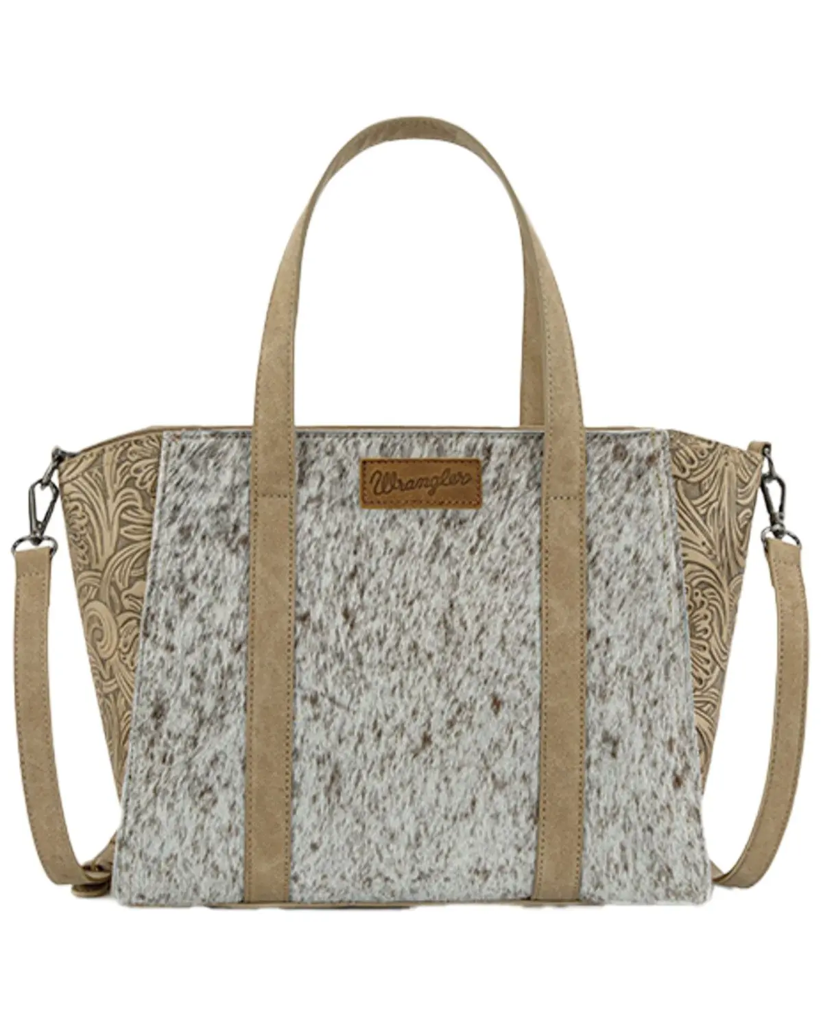 Wrangler Women's Women'S Cowhide Embossed Crossbody Tote Bag - Wg252-8012Tn