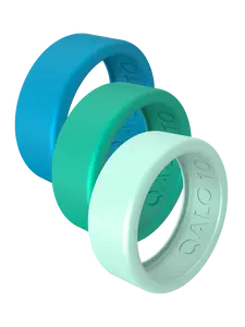QRNT Slim Ring Green Coast Covers - 3 Pack