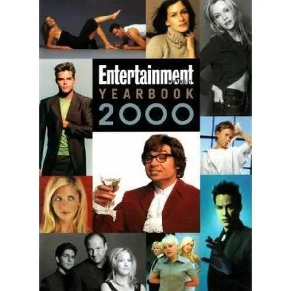 Used Hardcover Book - Entertainment Weekly Yearbook 2000 by Entertainment Weekly Magazine Staff, English, Gift for Music Lovers, 1.5 lbs