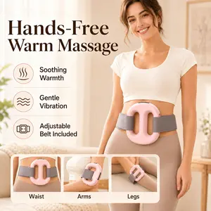 Fascia Massager Electric Massage Ring Body Muscle Relaxer Wireless Rechargeable Adjustable Portable Lightweight Ergonomic for Ease Tension and Speed Recovery for Fitness Enthusiasts and Athletes