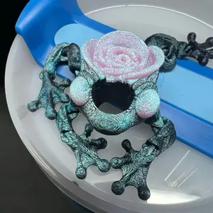 Rose Frog Straw Buddy accessory Fits most Tumblers