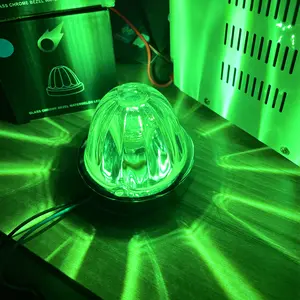 Trending 2025 LED Chassis Lights - Crystal Clear Glass Lens Watermelon Glow, Motorcycle Side Marker & Turn Signals Auto Parts