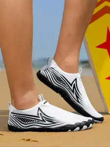 Unisex's Breathable Mesh Water Shoes, Water Aqua Shoes, Lightweight Quick Drying Barefoot Shoes for Beach Swimming Pool, Sports & Outdoor Shoes for Men & Women