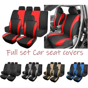 Car Seat Covers Full Set Sports Stitching Fit For golf 4 For Citroen C4 For izh 2126 For Hyundai Ai 20 For Honda Most Car Suv Truck Car Accessories Interior Seat Cushion Four Season Car Seat Protector