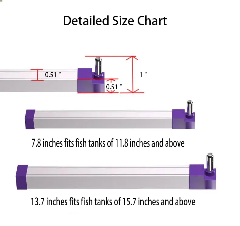 Aquarium Bubble Strip Nano Air Bubble Curtain Wall Kit Quiet High Dissolved Oxygen Diffuser for Freshwater Saltwater Fish Tank Bubbler Decorations