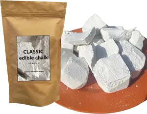 Natural Edible Chalk – Organic Crunchy White Chalk Chunks | Pica Cravings & ASMR Sensation | 4oz Ukrainian Edible Chalk