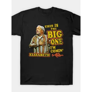 Men'S Casual T-Shirt Featuring a Graphic of Sanford And Son with The Phrase 'This Is The Big One I'M Comin'' in Black, Designed to Be Ultra-Soft And Breathable, Ideal for Summer Activities
