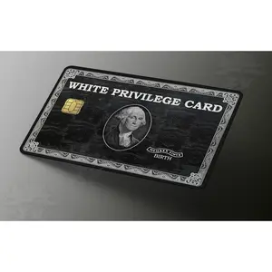 White Privilege Credit Card Skin, Debit Card Covering (small chip)