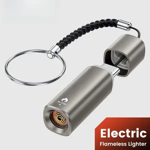 TG13/14 Type-C Mini Electric Lighter Plug&Play Blow to Light Mobile Cigarette Lighter Flameless Windproof Fast Ignition