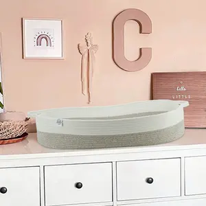 Chic Cotton Rope Moses Basket-Multi Purpose & Portable Nursery Gift Decor!