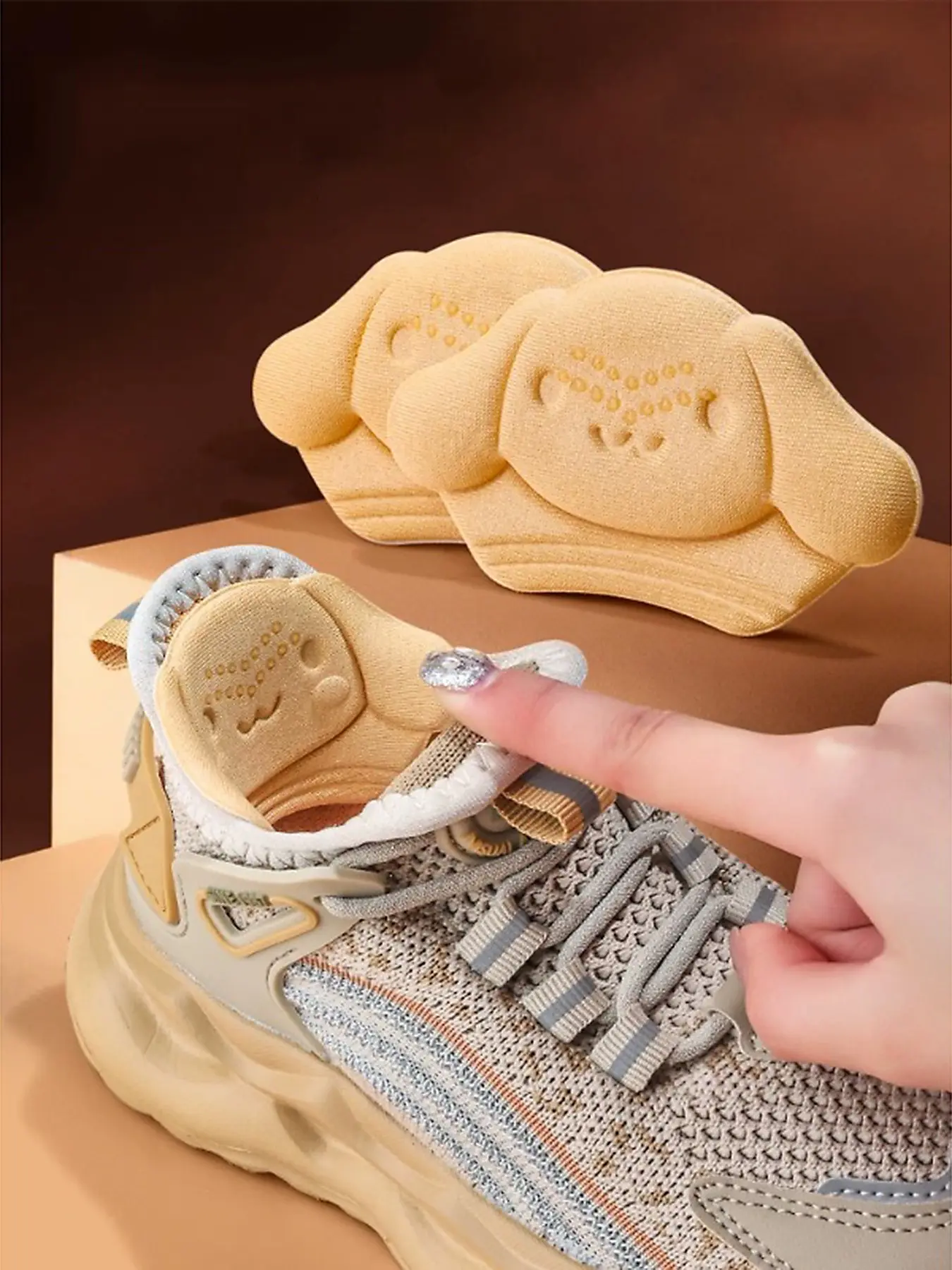 Adjustable Baby Shoe Heel Pads, Anti-Slip & Comfortable, Thin & Thick Options, Customizable Fit, Ideal for Kids' Shoes