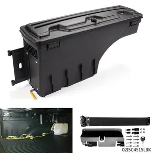 Left Truck Bed Storage Box Toolbox Fit For Chevy Silverado GMC Sierra 2007-2018