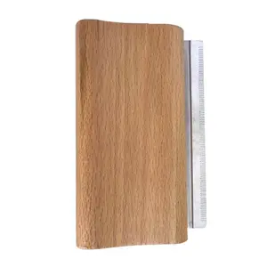 Wooden Pet Grooming Comb – Painless Deshedding Brush for Dogs, Cats & Horses, Removes Loose Fur & Dirt, Works on Short/Long Hair, Professional Groomer Tool