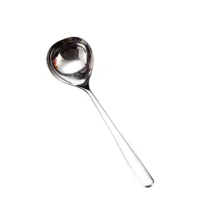 1Pc  Large Head Spoon Adult Drinking Soup Thickened Long Handle Household Kitchen Seasoning Drinking Porridge Hot Pot Special Large Serving Soup Long Handle Spoon Large Mouth Dry Rice Spoon For Restaurant Kitchenware Stainless Steel Kitchen Utensils Set