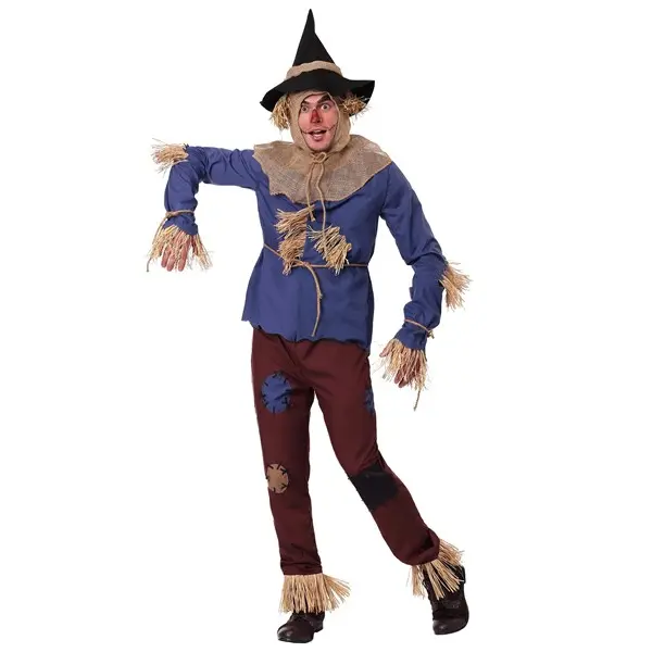 Adult Patchwork Scarecrow Costume