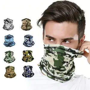 3 Pcs/4 Pcs Unisex Men Women Camo UPF 50+ UV Protection Cooling Neck Gaiter| SunSafeTok OutdoorTok CyclingTok Breathable Bandana Face Scarf Mask| for Hiking Fishing Cycling Camping Summer Outdoor Activities