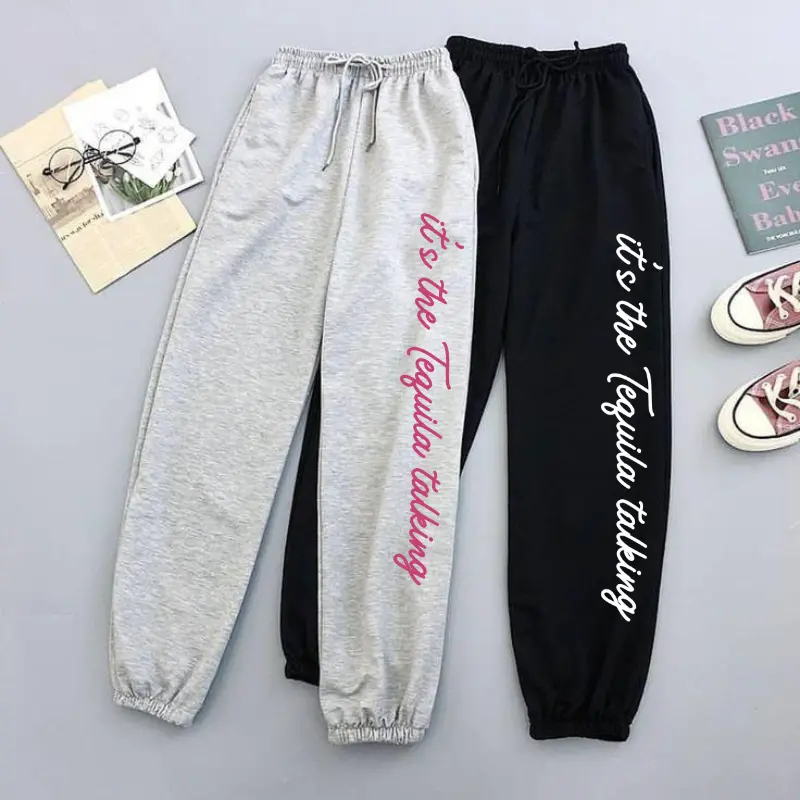 It's the Tequila Talking Just Vibing Sweatpants, Not Me It’s The Drinks Sweatpants, Funny Cozy Joggers, Funny Party Pants, outfit women men, party mode pants, chill vibe joggers