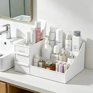 No More Messy Drawers: High-End Men's Organizer | 7 Compartments & 2 Extra-Deep Trays | Store Skincare, Shaving Supplies & Colognes Neatly