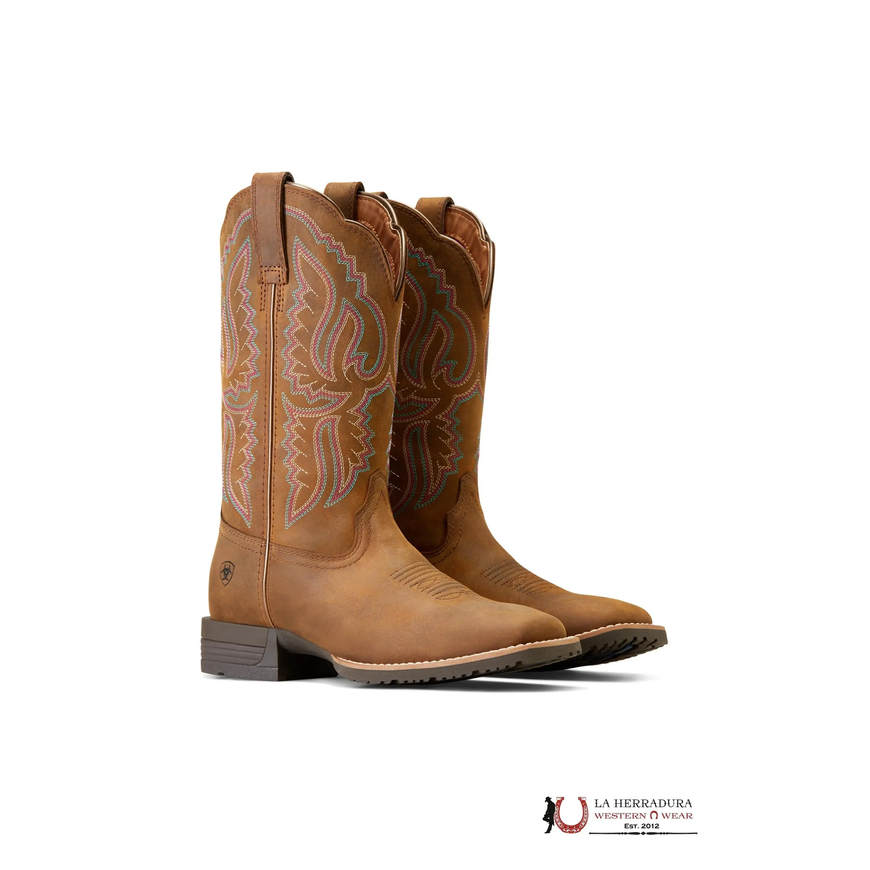 WOMENS ARIAT HYBRID RANCHWORK DISTRESSED TAN 10047043