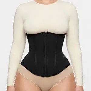 Elás Hourglass Corset Waist Trainer- Black