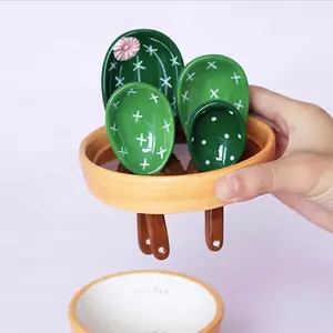 Cactus measuring spoon set